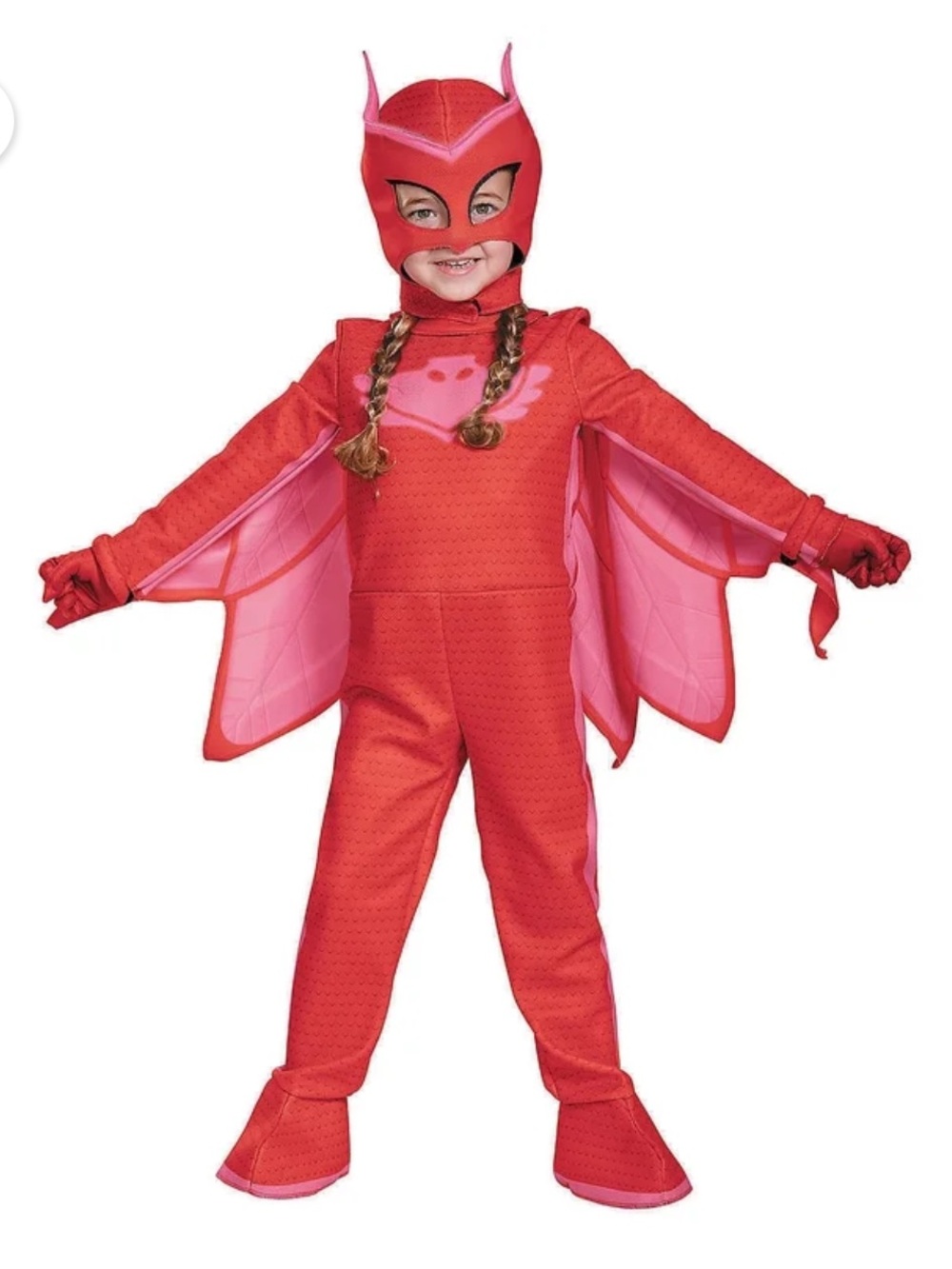 PJ Masks Owlette Deluxe Child Halloween Costume 3-4T